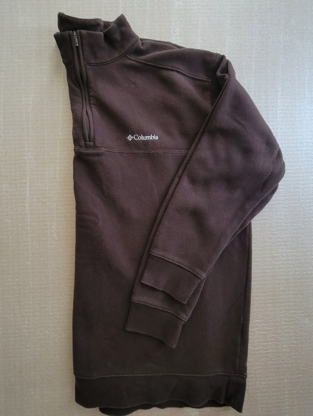 Columbia Half Zip Men's Pullover Size XL Brown
